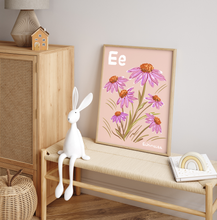 Load image into Gallery viewer, Echinacea Alphabet Print