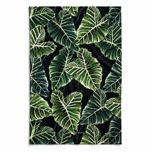Load image into Gallery viewer, Regale Leaf Tea Towel in Black