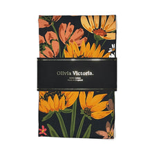 Load image into Gallery viewer, Vintage Bouquet Set of Two Luxury Tea Towels freeshipping - Olivia Victoria