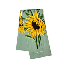 Load image into Gallery viewer, The Sunflower Luxury Floral Tea Towel freeshipping - Olivia Victoria
