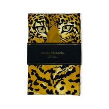 Load image into Gallery viewer, The Leopard Luxury Tea Towel in Midnight Blue freeshipping - Olivia Victoria