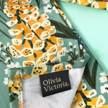 Load image into Gallery viewer, Vintage Foxglove Luxury Floral Tea Towel freeshipping - Olivia Victoria
