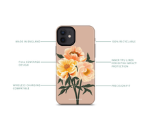 Load image into Gallery viewer, Latte Peony Phone Case freeshipping - Olivia Victoria