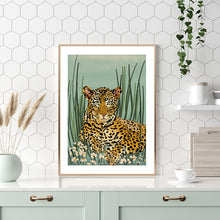 Load image into Gallery viewer, The Leopard Giclée Print freeshipping - Olivia Victoria