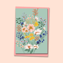Load image into Gallery viewer, Mum Floral Card freeshipping - Olivia Victoria