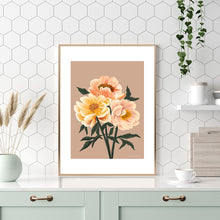 Load image into Gallery viewer, The Peony Giclée Print freeshipping - Olivia Victoria