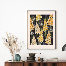 Load image into Gallery viewer, The Vintage Foxglove Giclée Print freeshipping - Olivia Victoria