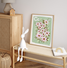 Load image into Gallery viewer, Clematis Alphabet Print
