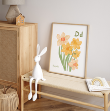 Load image into Gallery viewer, Daffodil Alphabet Print
