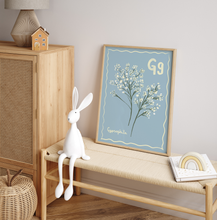 Load image into Gallery viewer, Gypsophila Alphabet Print
