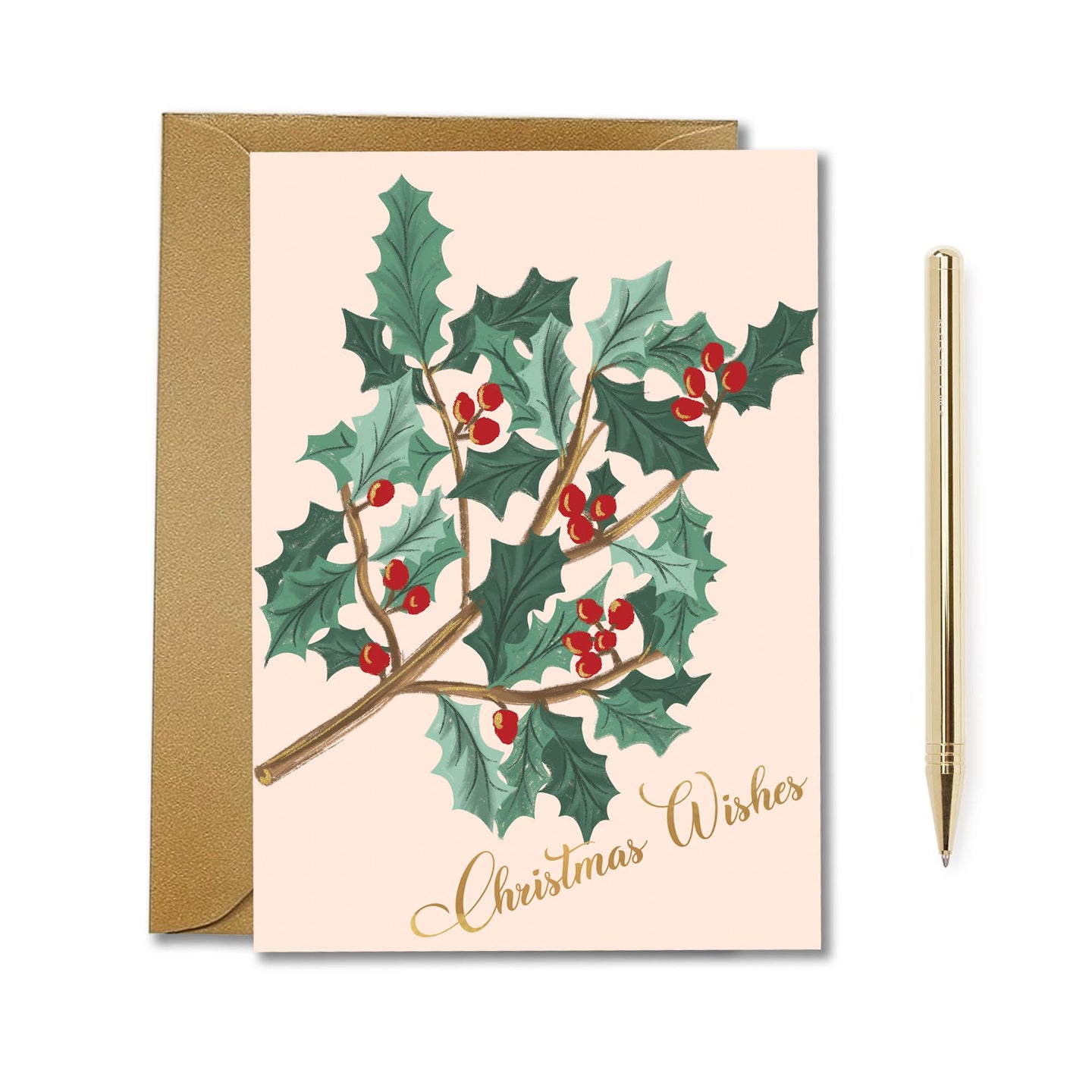 Christmas Holly Charity Card freeshipping - Olivia Victoria