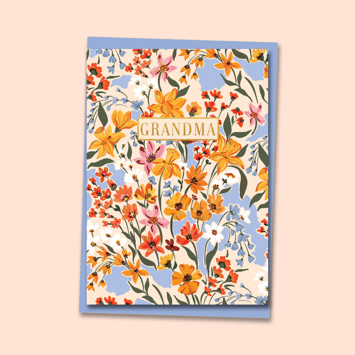 Grandma Floral Card freeshipping - Olivia Victoria