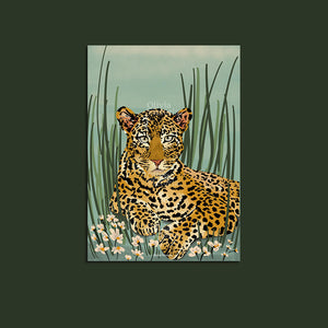 The Leopard Giclée Print freeshipping - Olivia Victoria