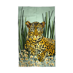 The Leopard Luxury Tea Towel in Midnight Blue freeshipping - Olivia Victoria