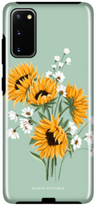 Blue Sunflower Phone Case freeshipping - Olivia Victoria