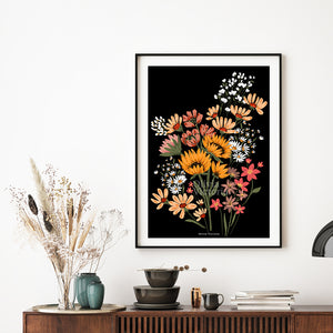 The Vintage Bouquet Giclée Print freeshipping - Olivia Victoria