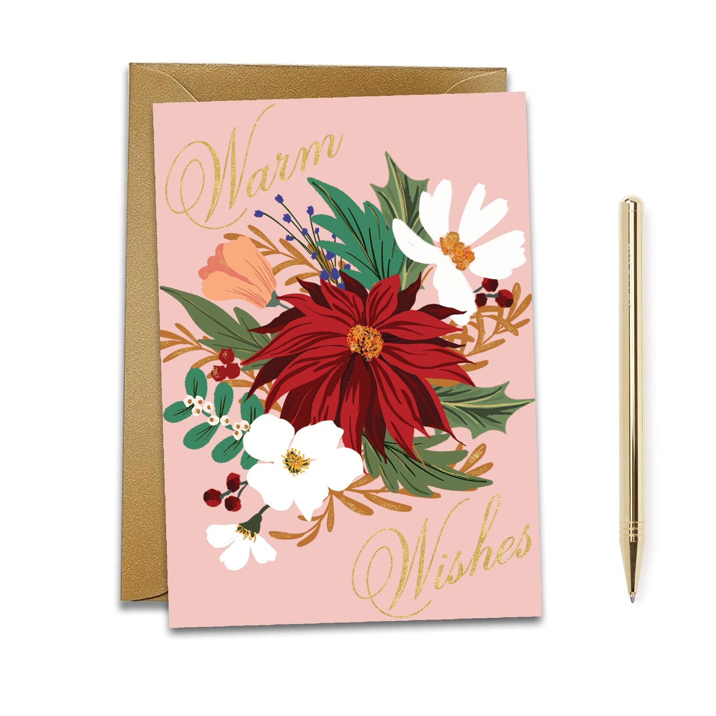 Warm Wishes Bouquet Charity Card freeshipping - Olivia Victoria