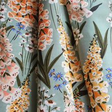Load image into Gallery viewer, The Vintage Foxglove Organic Panama Fabric- Made to Order freeshipping - Olivia Victoria
