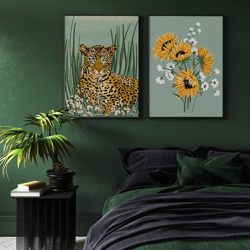 The Leopard Giclée Print freeshipping - Olivia Victoria
