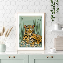 Load image into Gallery viewer, The Leopard Giclée Print freeshipping - Olivia Victoria
