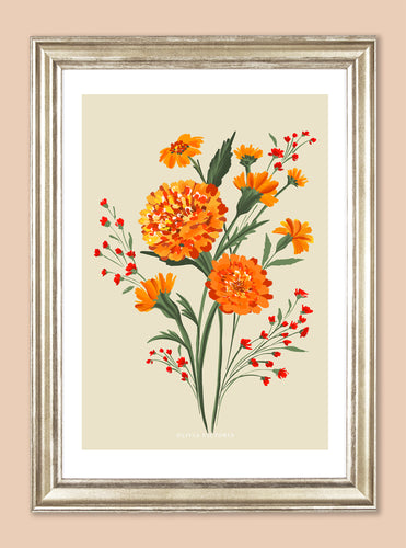Marigold Giclée Print freeshipping - Olivia Victoria