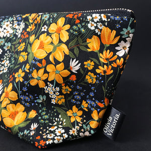 The Sunshine Bouquet Luxury Wash Bag, 100% Cotton freeshipping - Olivia Victoria