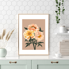 Load image into Gallery viewer, The Peony Giclée Print freeshipping - Olivia Victoria
