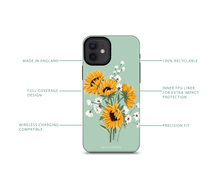 Load image into Gallery viewer, Mint Sunflower Phone Case freeshipping - Olivia Victoria
