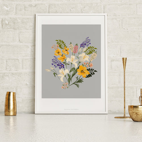 The Hope Bouquet Giclée Print freeshipping - Olivia Victoria
