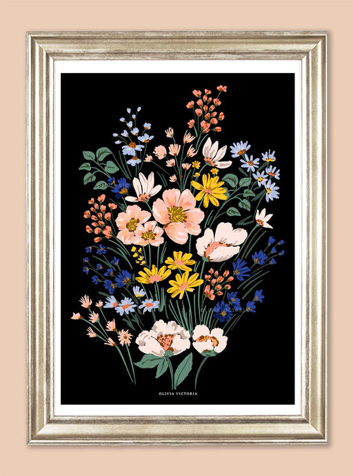 Wildflower Giclée Print freeshipping - Olivia Victoria